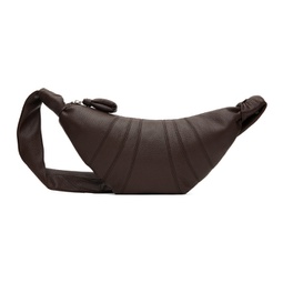 Brown Small Croissant Bag 241646F048024