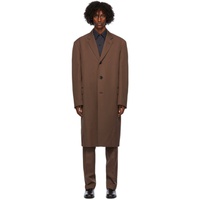 Brown Suit Coat 202646M176001