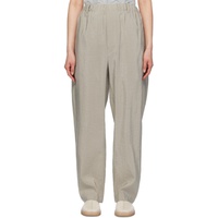 Gray Relaxed Trousers 241646F087006