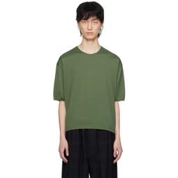 Green Relaxed T-Shirt 241646M213003