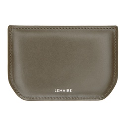 Khaki Calepin Card Holder 241646M163004