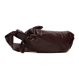 Brown Small Soft Croissant Bag 241646F048040