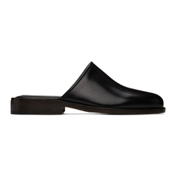 Black Square Mules 241646M231002