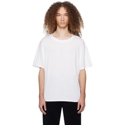 White Oversized T Shirt 241548M213002