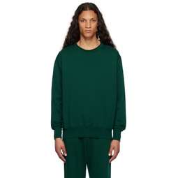Green Roll Neck Sweatshirt 232548M204013