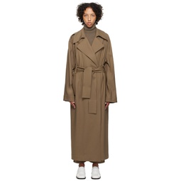 Brown Jane Trench Coat 232793F067001