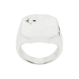 Silver Two Star Ring 222732F024003