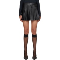 Black Pleated Skirt 222732F090002