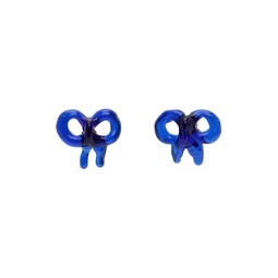 Blue Baby Bow Earrings 241203F022007