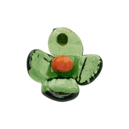 Green   Orange Flor Single Earring 241203F022001