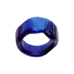 Blue Isis Ring 241203F024004