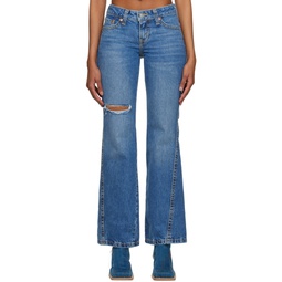 Blue Noughties Jeans 231099F069044