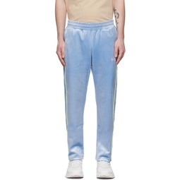 Blue Velvet Lounge Pants 221330M190004