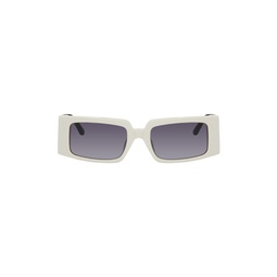 White   Black Magda Butrym Edition Sunglasses 222164M134028