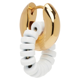 Gold   White Telly Earring 222424M144012
