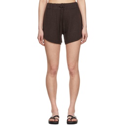 SSENSE Exclusive Brown Kiyo Shorts 221581F088022