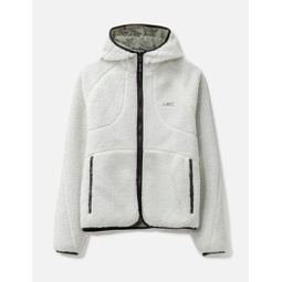 ITALIC BOA FLEECE RVSB HOODED JACKET