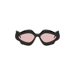 Black Paulas Ibiza Geometric Bubble Sunglasses 241677F005079