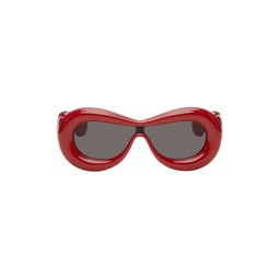 Red Inflated Mask Sunglasses 241677M134002