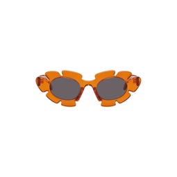 Orange Flower Sunglasses 232677M134035