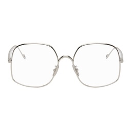 Silver Oversized Glasses 232677F004001