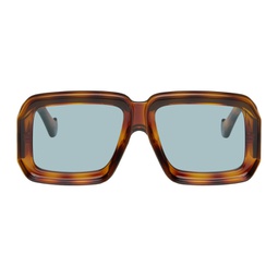 Tortoiseshell Paulas Ibiza Dive In Mask Sunglasses 241677M134012
