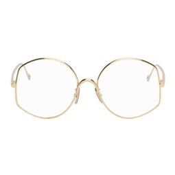Gold Refined Metal Glasses 241677F004002