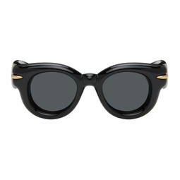 Black Inflated Sunglasses 241677F005033