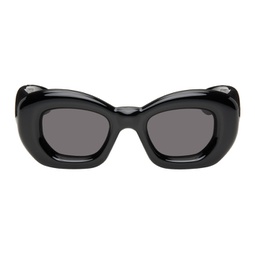 Black Inflated Butterfly Sunglasses 241677F005037