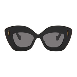 Black Retro Screen Sunglasses 241677F005026