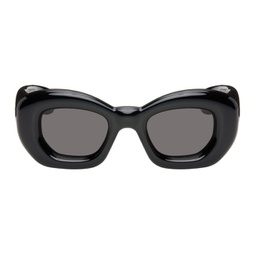 Black Inflated Butterfly Sunglasses 241677M134028