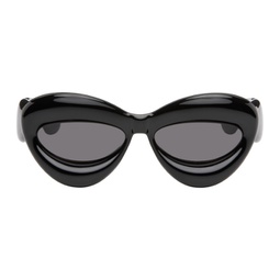 Black Inflated Sunglasses 232677M134044