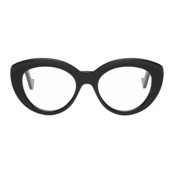 Black Chunky Anagram Glasses 241677M133006