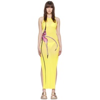 Yellow Sea Breeze Maxi Dress 241348F055002