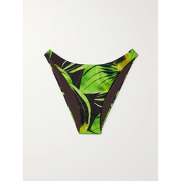 LOUISA BALLOU Printed stretch bikini briefs