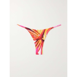 LOUISA BALLOU Printed bikini briefs