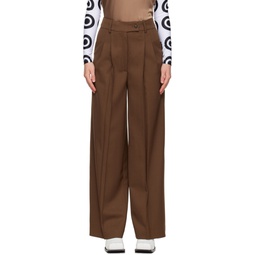 SSENSE Exclusive Brown Mouro Trousers 222473F087014