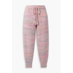Olvera striped knitted track pants