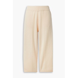 Foxglove cropped cashmere track pants