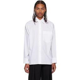 White Sleeve Point Shirt 232666M192004