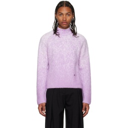 Purple Gradient Sweater 232666M201007