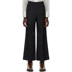 Black Wide Trousers 241666M191002