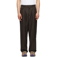 Brown Long Trousers 231025M191003