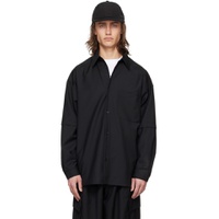 Black Layered Shirt 241025M192001