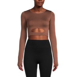 In The Zone Cutout Crop Top