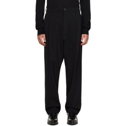 Black Tailored Trousers 231331M191000