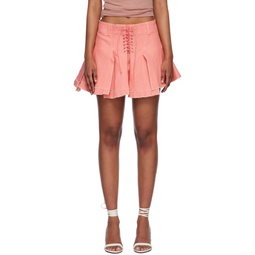 Pink Mirage Denim Miniskirt 231388F090000