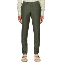 SSENSE Exclusive Green Wool Trousers 221048M191016