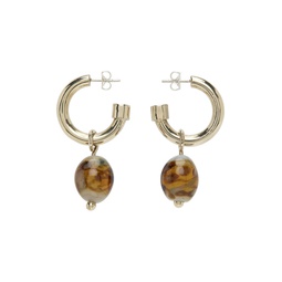 Gold Drop Earrings 231048M144002