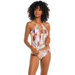 La Blanca Desert Dream High Neck Keyhole Tankini